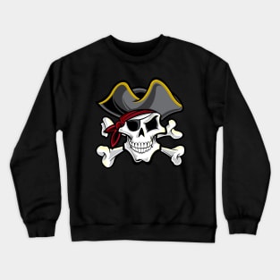 funny pirate Crewneck Sweatshirt